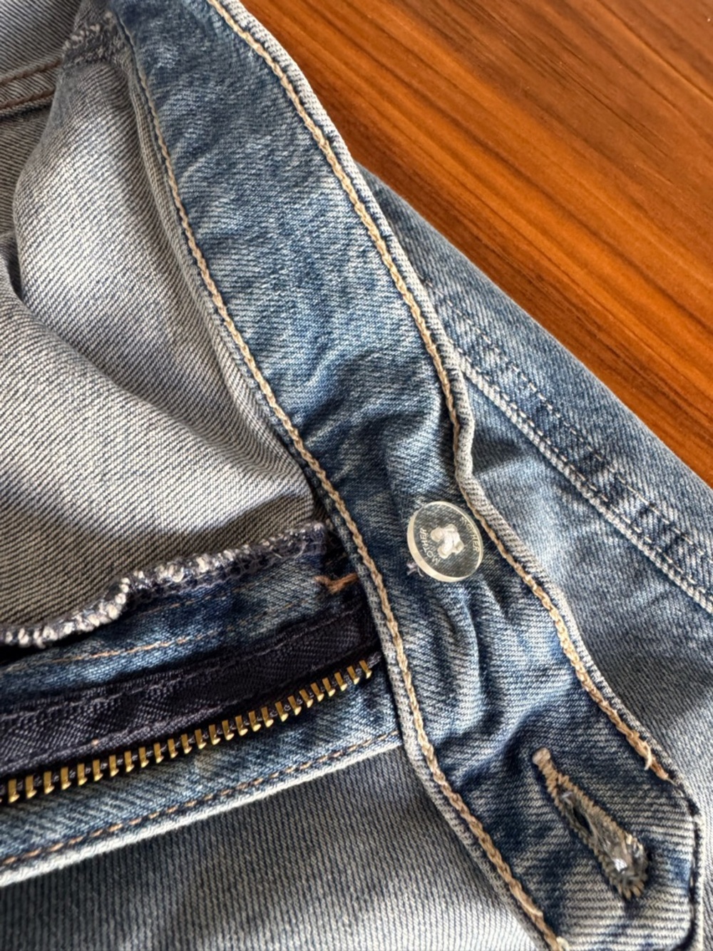 MOTHER THE TAB ROLLER SKIMP in Fight For Your Right - Size 27 - Picture 11 of 12